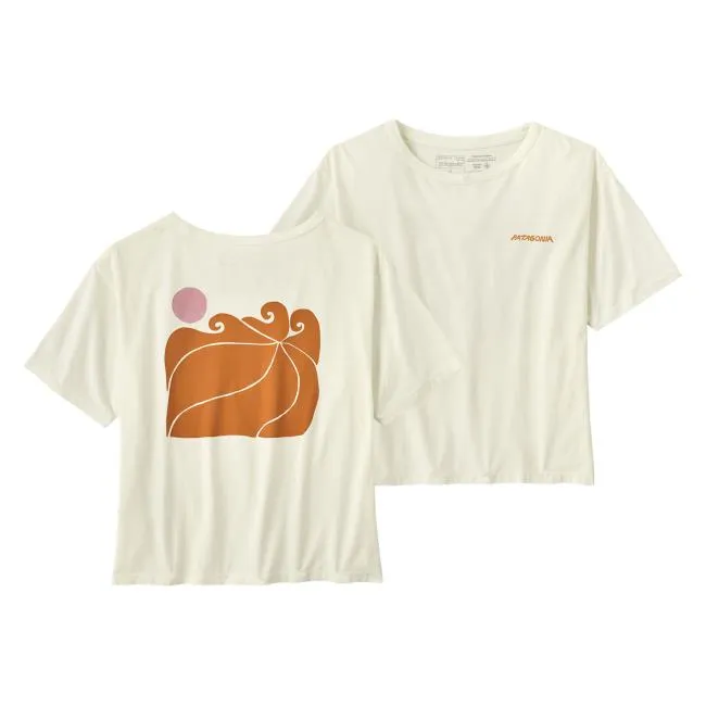 Camiseta patagonia Sunrise Rollers Org Easy Cut Tee W