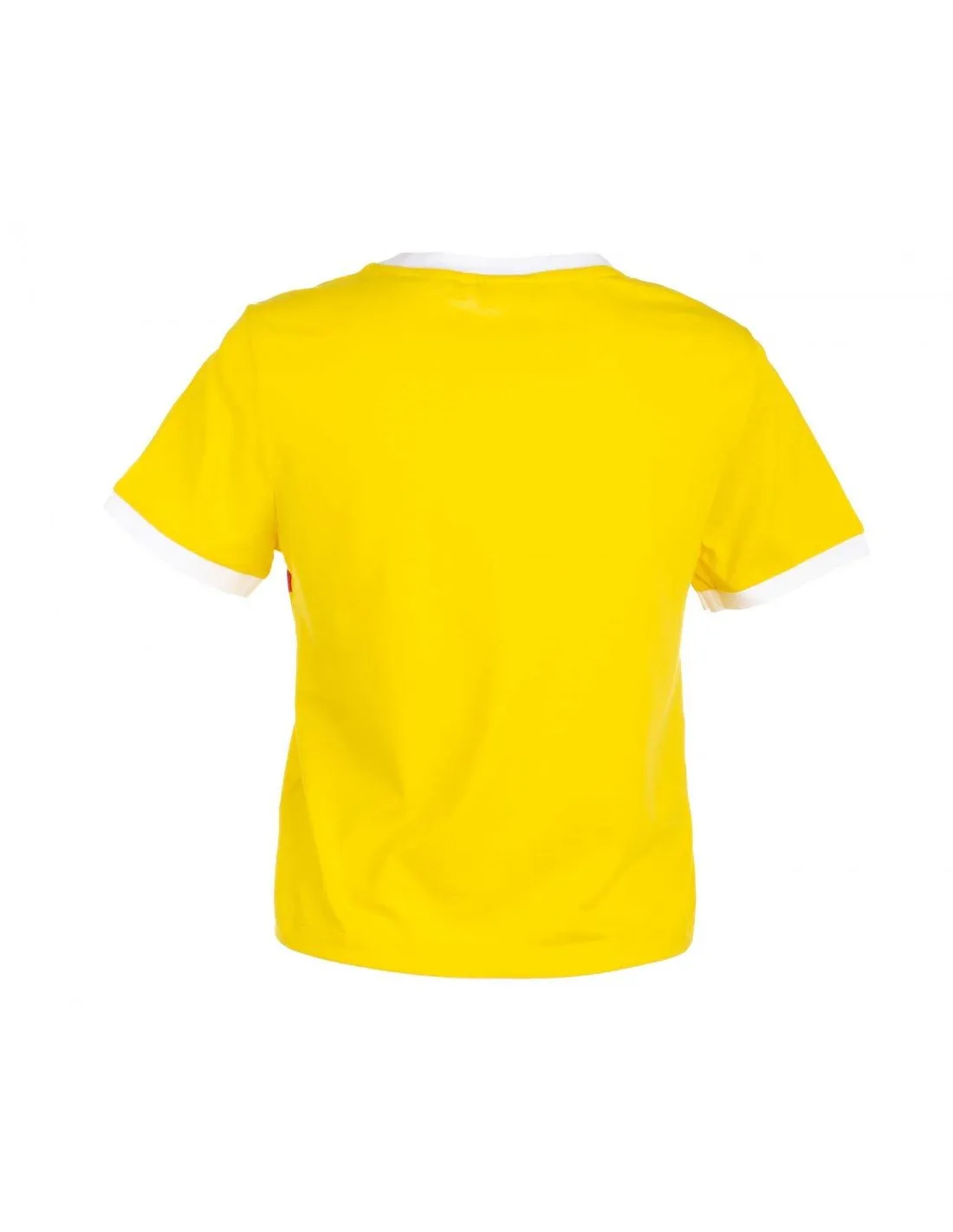 FILA - Camiseta amarilla Ashley Cropped Mujer