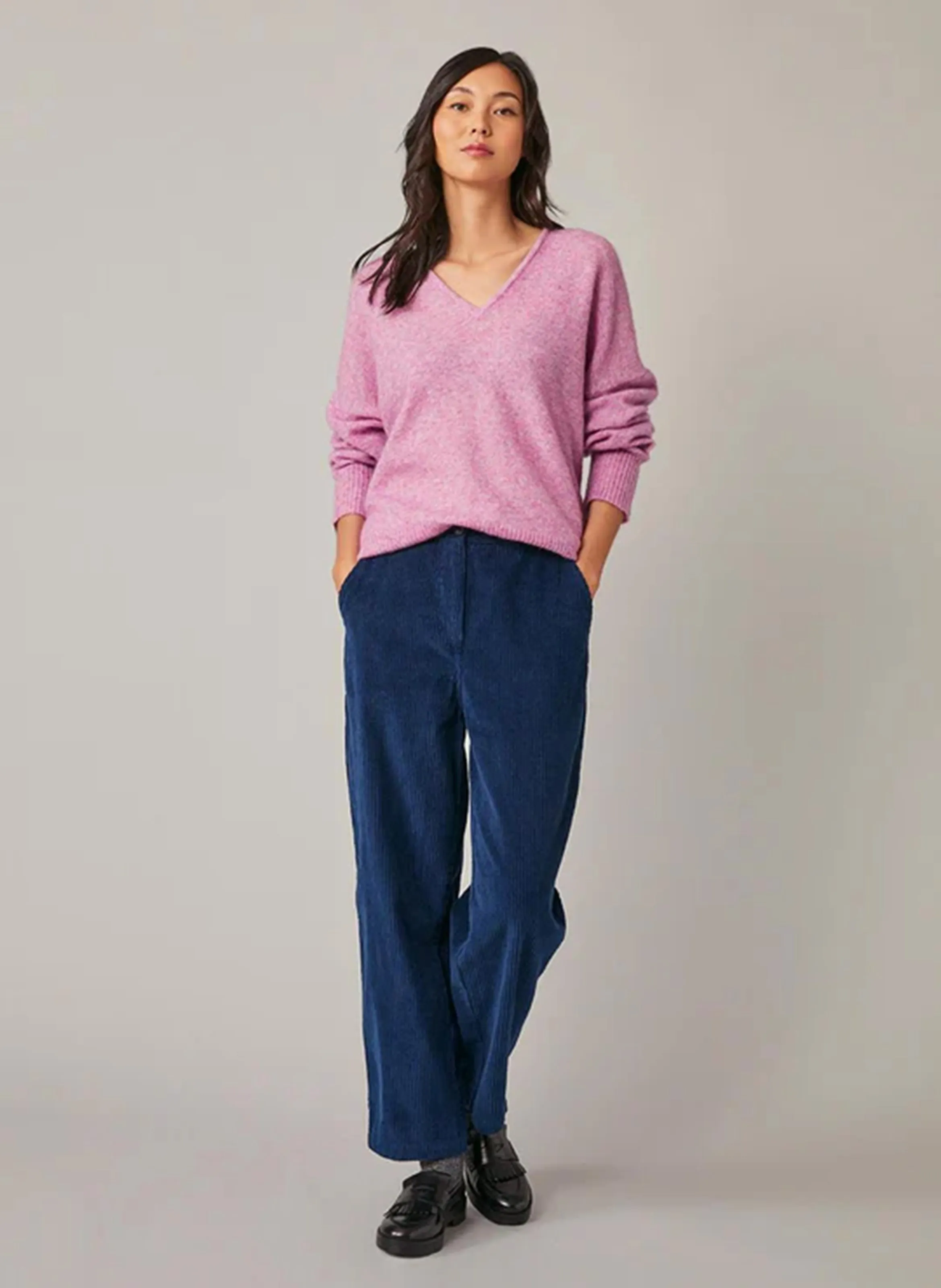 FRANCK - Pantalón cargo de algodón slim en azul