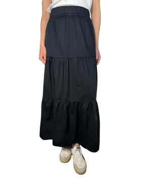 JO & FIRE Falda Maxi Black