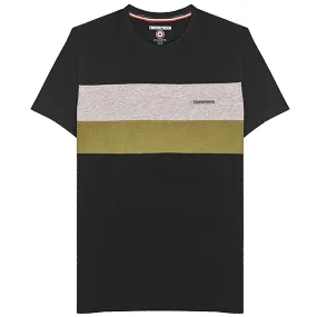Lambretta Pannelled Tee Hombre Camiseta SS9036-BLK