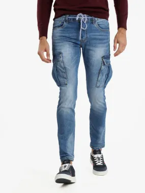 Max Tre Vaqueros de hombre slim fit con grandes bolsillos