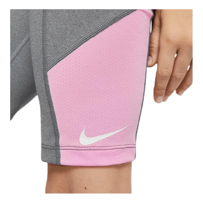 Nike Trophy Bike Shorts Junior Pink/Grey