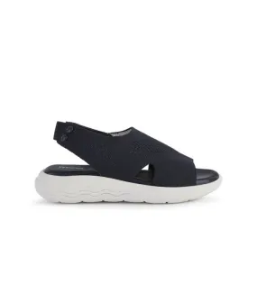 Sandalias Geox Spherica Ec5 Mujer Negro