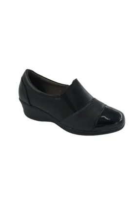 zapatos otoño-invierno hurlun negro e98001